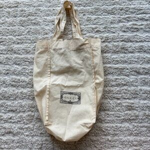 Gucci Cotton Canvas Tote